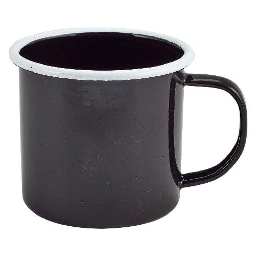 enamel negra taza 36cl