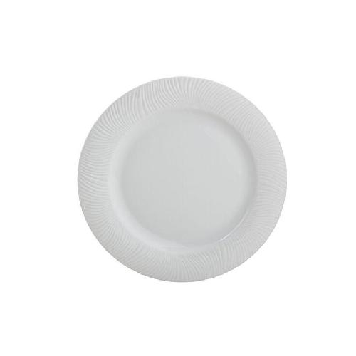 lara white plato llano ø25cm