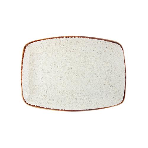 seasons beige bandeja oval 27x20cm