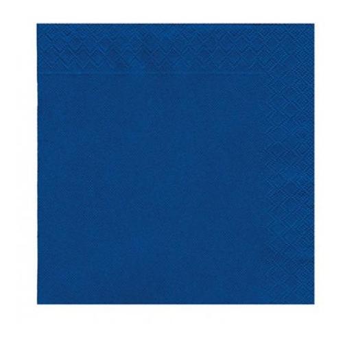 paq. 50 servilletas 40x40 2h pp azul