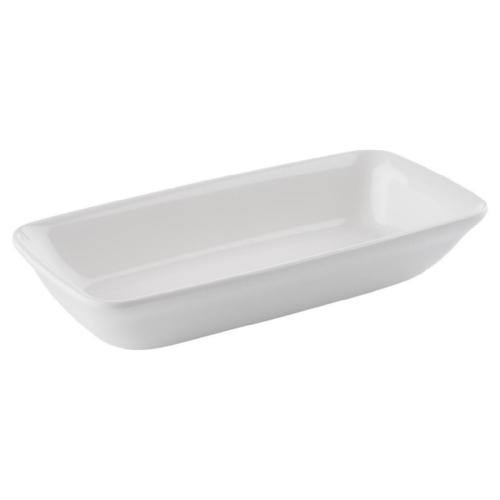 (f.c) schalen bol 20x10x3.5cm blanco melamina