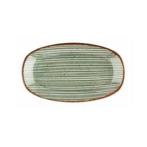 hypnosis verde plato oval 25x14cm