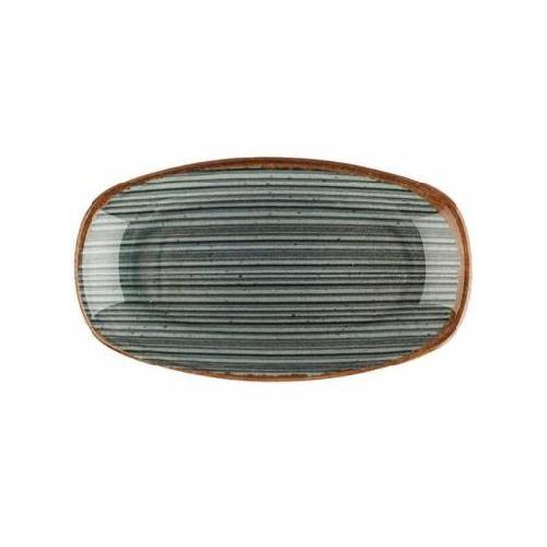 hypnosis gris plato oval 25x14cm