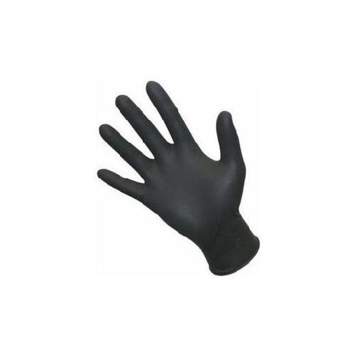 caja 100 guantes nitrilo negro talla m