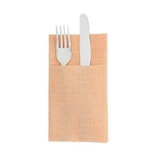 paq. 700 servilletas canguro 40x40cm mandarina dry cotton