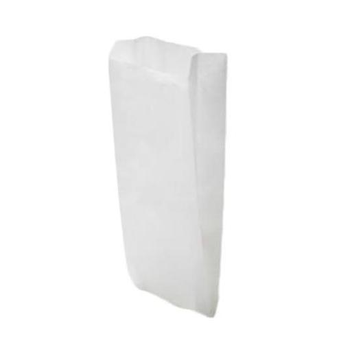 bolsa papel bolleria 17+7x32 1m blanca