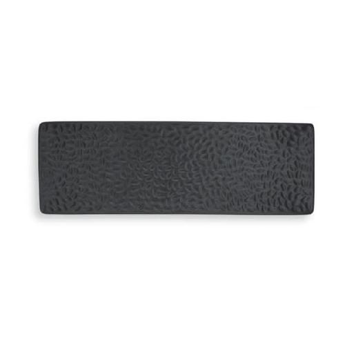 bandeja rectangular 27cm negra mate