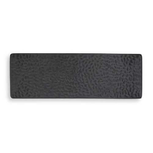 bandeja rectangular 39cm negra mate