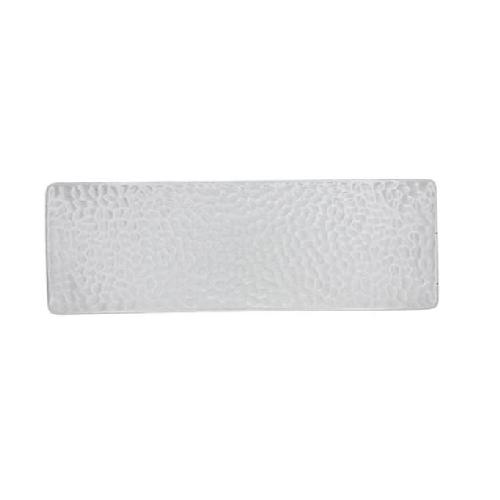 bandeja rectangular 31cm blanca mate